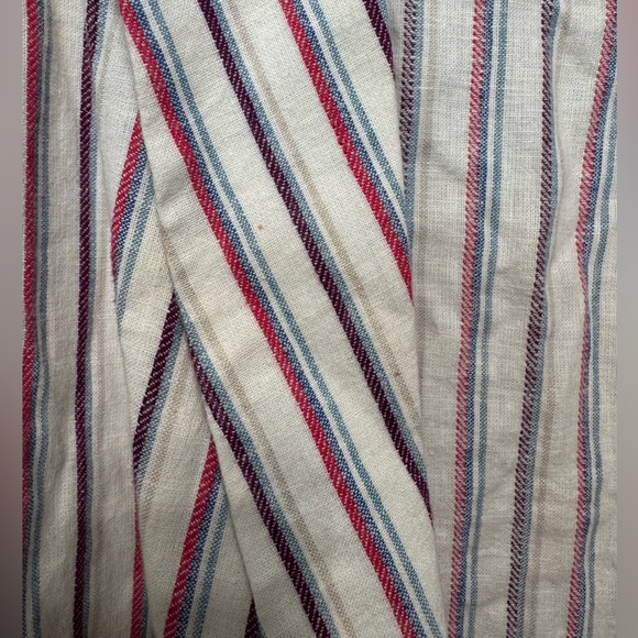 Anthropologie Dolan Anna Double-Breasted Striped Linen Blend Blazer - Picture 8 of 15